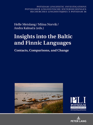 cover image of Insights into the Baltic and Finnic Languages